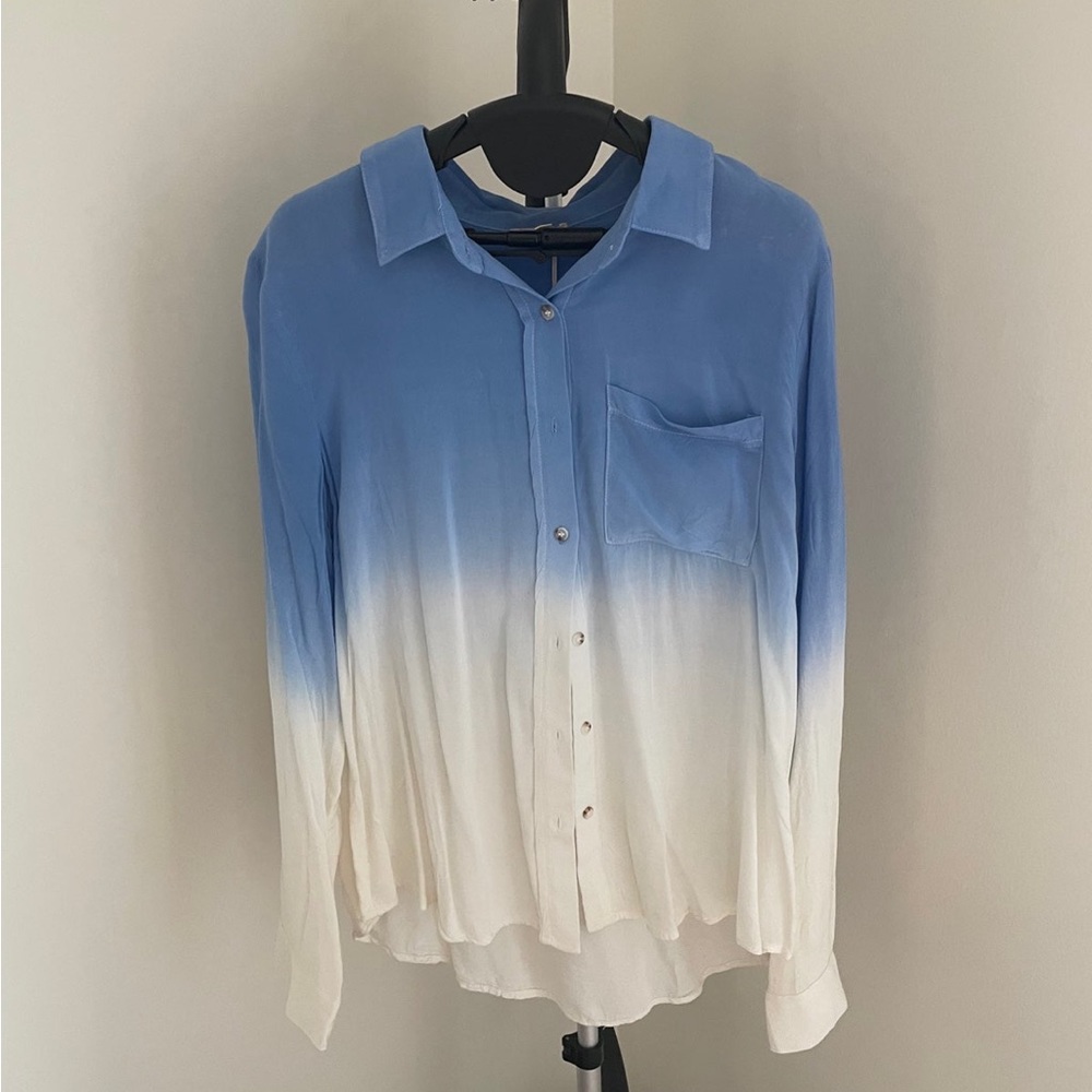 Ombré Blue Blouse